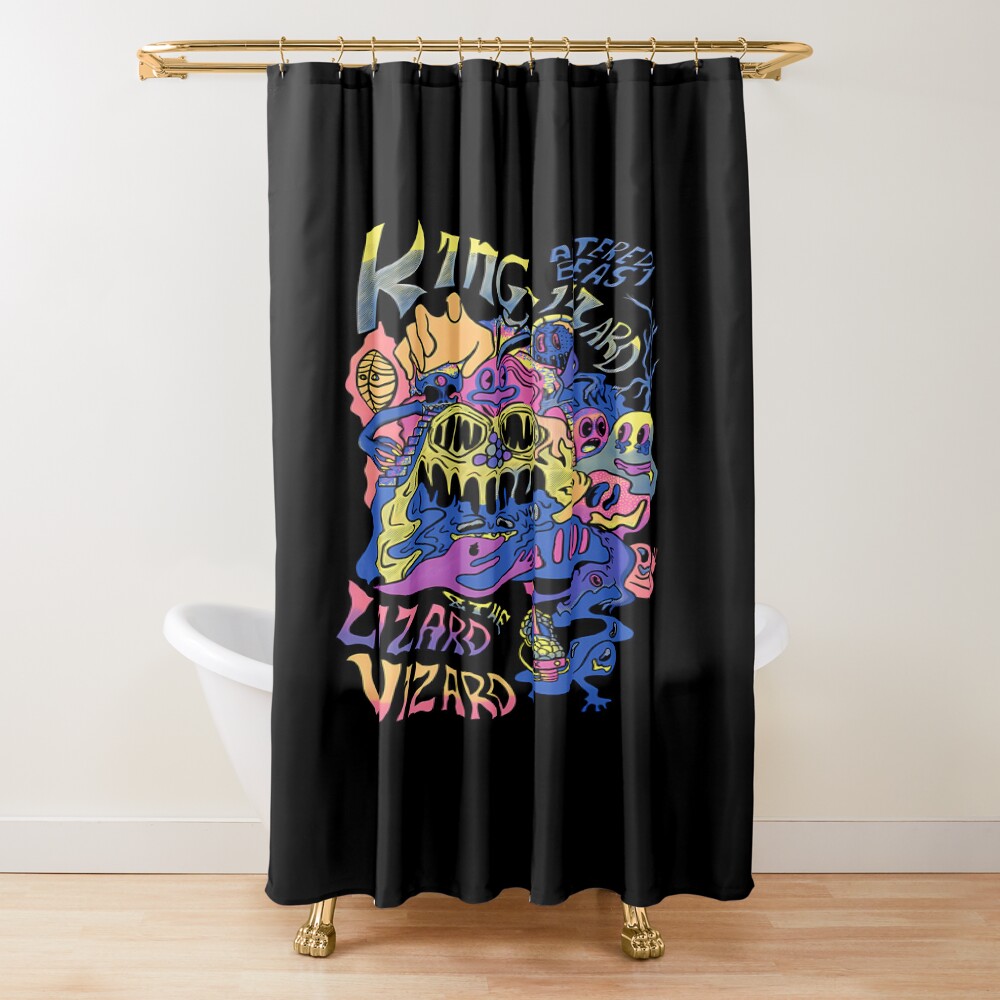 King Gizzard And The Lizard Wizard Altered Beast Shower Curtain