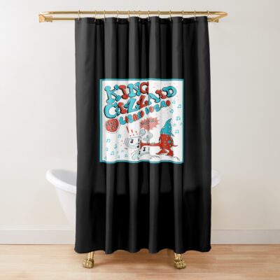 King Gizzard And The Lizard Wizard Live In Brisbane Shower Curtain
