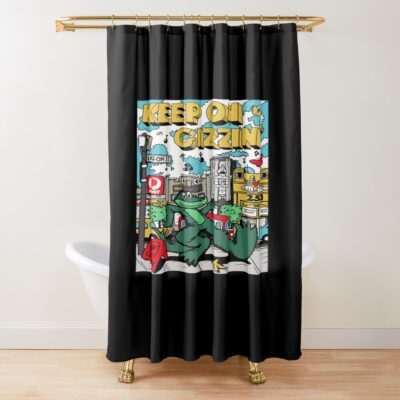 King Gizzard Classic Shower Curtain