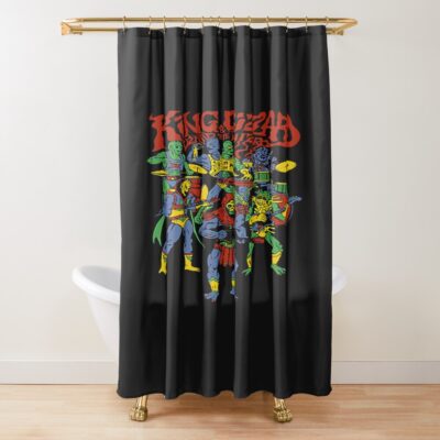 The Gizzard King Merch Essential T Shirt Shower Curtain