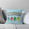 King Gizzard And The Wizard Lizard Fishies Throw Pillow