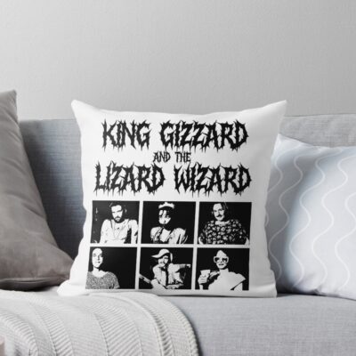 King Gizzard Metal Gizzard Throw Pillow