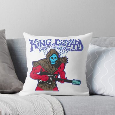 King Gizzard And The Lizard Wizard Throw Pillow