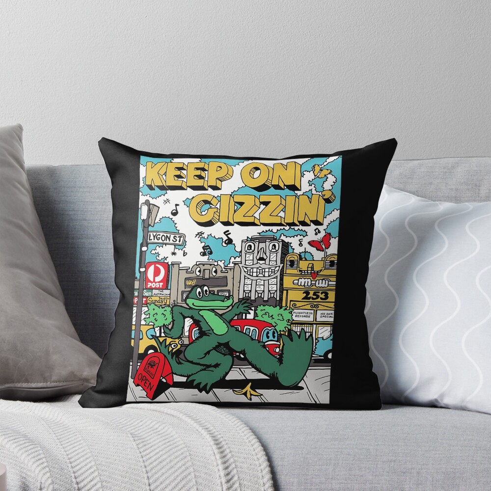 King Gizzard And The Lizard Wizard Funny Throw Pillow
