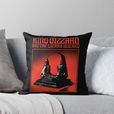 King Gizzard And Lizard Wizard Throw Pillow