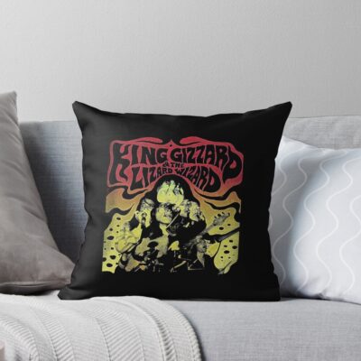 King Gizzard And The Lizard Wizard Album Throw Pillow
