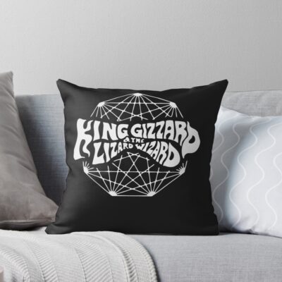 Best King Gizzard The Lizard Wizard Throw Pillow