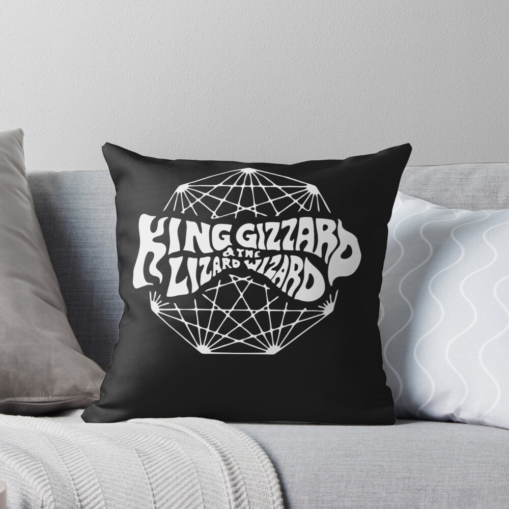 Best King Gizzard The Lizard Wizard Throw Pillow