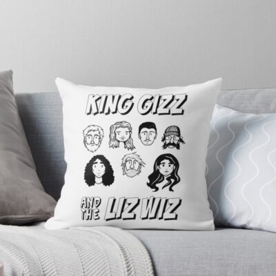 King Gizzard Band Throw Pillow