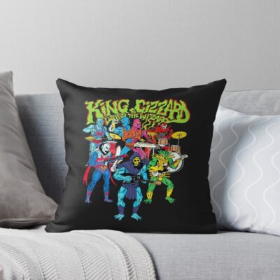 King Gizzard Hot Design Throw Pillow